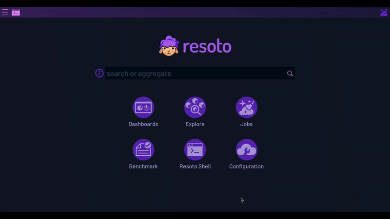 Resoto UI Security Benchmarks
